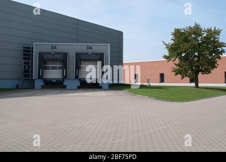 Factory Building Vitra Campus by Nicholas Grimshaw Stock Photo