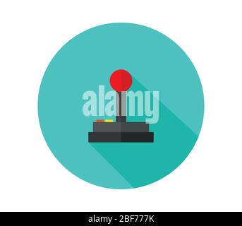 joypad icon illustrated in vector on white background Stock Vector