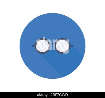glasses icon illustrated in vector on white background Stock Vector ...