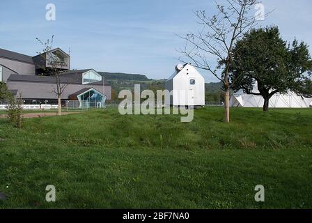 Diogene Retreat Cabin Hut House Vitra Campus by Renzo Piano Building Workshop Stock Photo