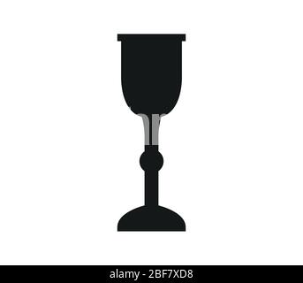 Christian cup icon illustrated in vector on white background Stock Vector
