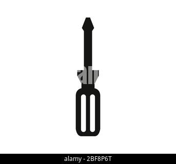 screwdriver icon illustrated in vector on white background Stock Vector ...