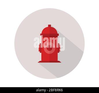 hydrant icon illustrated in vector on white background Stock Vector