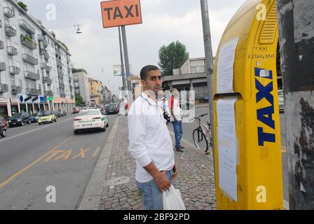 Milano (Italy) immigrants in Padova street Stock Photo