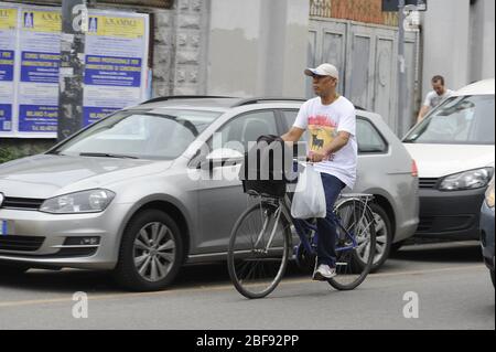 Milano (Italy) immigrants in Padova street Stock Photo