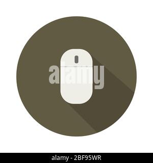 mouse icon illustrated in vector on white background Stock Vector