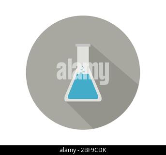 Illustration of the laboratory vial icon Stock Vector Image & Art - Alamy