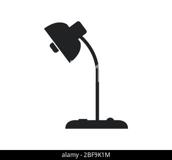 lamp icon illustrated in vector on white background Stock Vector