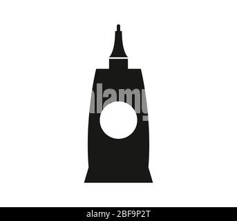 glue icon illustrated in vector on white background Stock Vector