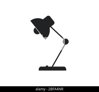 lamp icon illustrated in vector on white background Stock Vector