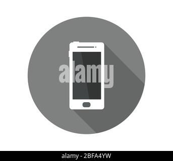 smarthphone icon illustrated in vector on white background Stock Vector ...