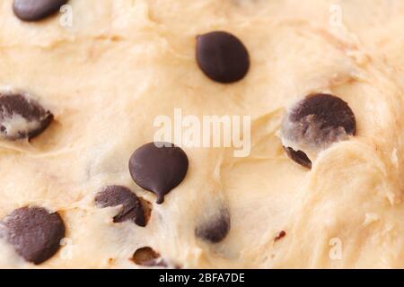 Texture of sweet dough, closeup Stock Photo
