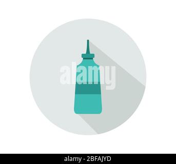 glue icon illustrated in vector on white background Stock Vector