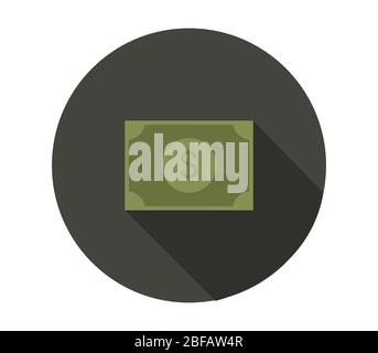dollar icon illustrated in vector on white background Stock Vector ...