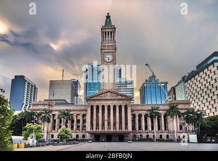 Brisbane City Council located adjacent to King George Square, Australia Stock Photo