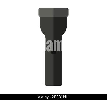 torch icon illustrated in vector on white background Stock Vector