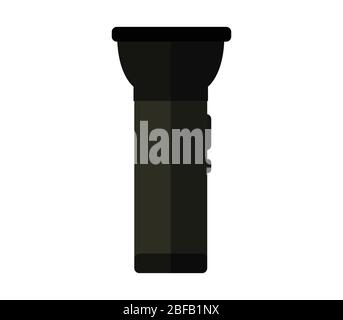 torch icon illustrated in vector on white background Stock Vector