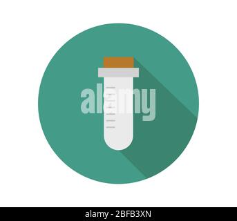 pipette icon illustrated in vector on white background Stock Vector