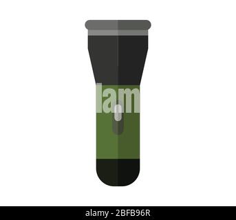 torch icon illustrated in vector on white background Stock Vector