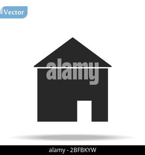 Home Icon in trendy flat style isolated on white background. Homepage symbol for your web site design, logo, app, UI. Vector illustration, EPS10 Stock Vector