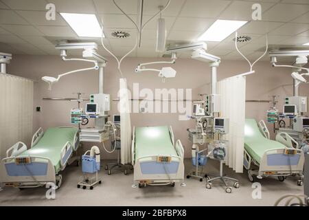Modern intensive care unit at Sarajevo hospital