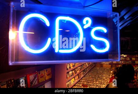 Cd Area. Sign The sign of a CD store in Camden (Newscast Limited via AP Images Stock ...