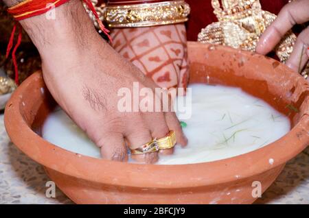 Bride Groom Playing Find Ring Game Stock Photo 1681600930 | Shutterstock