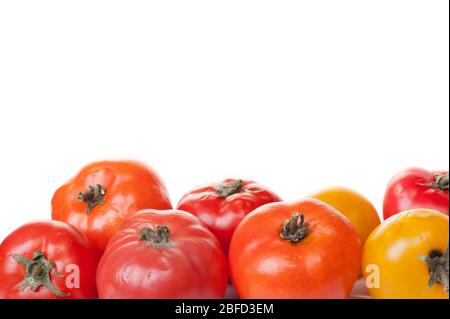 Rotten tomatoes isolated on white background. Moldy vegetable Stock Photo -  Alamy