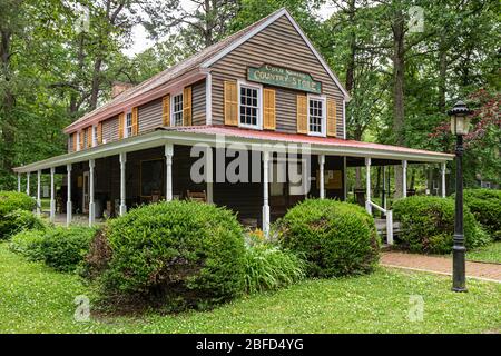 Cold Spring Village, Cape May, NJ, USA - June 18, 2019: The Hathorn House, which is now home to the Country Store, is the second oldest building in th Stock Photo