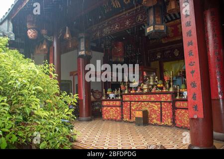 Chua Ong temple Hoi An Ancient Town, Quang Nam province, South Central Coast, Vietnam Stock Photo