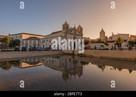 Santa Maria de Lagos Church Stock Photo