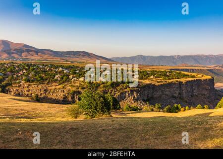landscape of Lorri region province near Hnevank Armenia eastern Europe Stock Photo