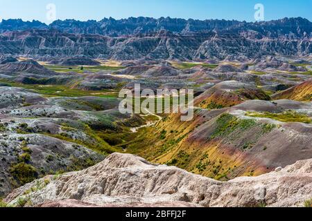 Colorful Badlands National Park Stock Photo