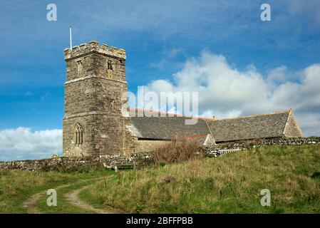 St Materiana's Church, Tintagel North Cornwall England Stock Photo