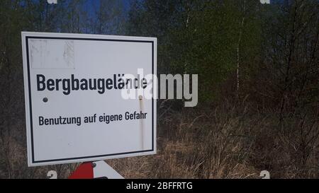 naherholungsgebiet, berzdorfer see, hafen ,rundweg nahe rutschung p, naturschutzgebiet, kreis görlitz , tauchitz , deutsch-ossig , berzdorf Stock Photo