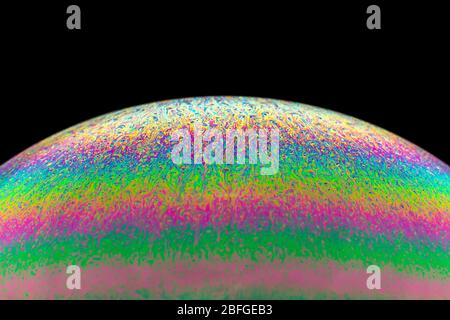 Soap bubble - abstract and colorful pattern Stock Photo