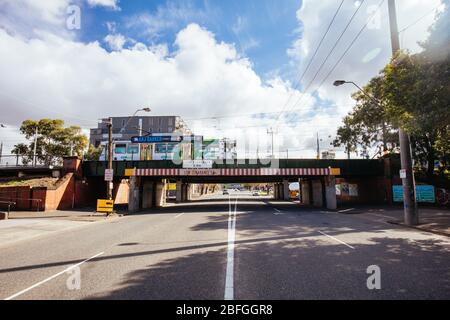 Montague St Bridge in Melbourne Australia Stock Photo