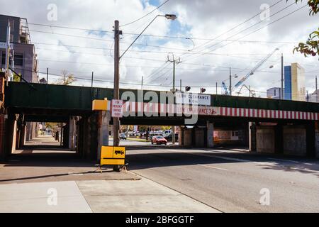 Montague St Bridge in Melbourne Australia Stock Photo