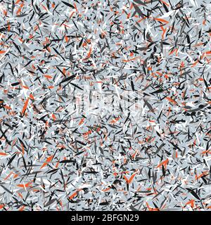 Random ornate polygons seamless pattern vector texture Stock Vector
