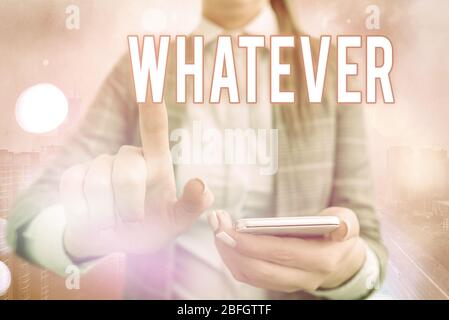 Handwriting text writing Whatever It Takes. Concept meaning measures