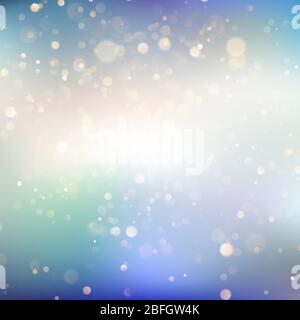 Abstract background with bokeh defocused lights. EPS 10 Stock Vector