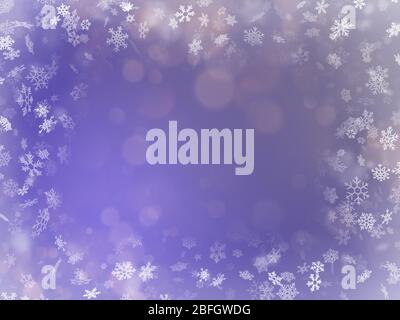 Purple background with snowflakes. EPS 8 Stock Vector Image & Art - Alamy