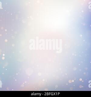 Festive defocused lights effect. Abstract bokeh background. EPS 10 Stock Vector