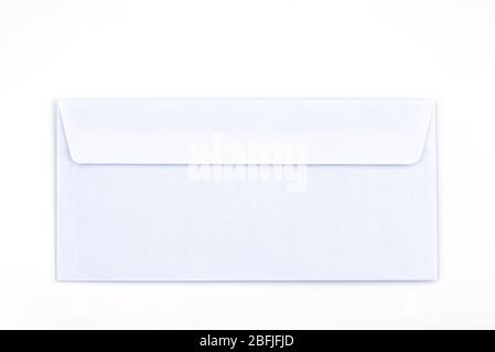 Mail envelope on white background. Mail Paper envelope background. Stock Photo