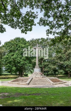 First World War Memorial, Richardson Evans Playing Fields, Wimbledon Common, London, UK Stock Photo