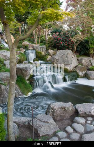 Waterfall in Kyoto Garden, a japanese garden in Holland ...