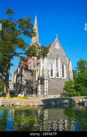 St. Alban's Church, locally often referred to simply as the English Church, is an Anglican church in Copenhagen, Denmark. Stock Photo