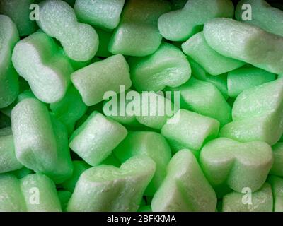 Polystyrene Packing Chips Stock Photo
