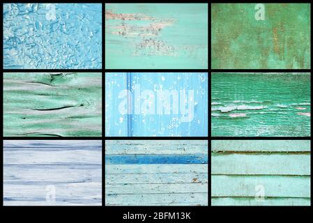 Big collection of different wooden backgrounds Stock Photo