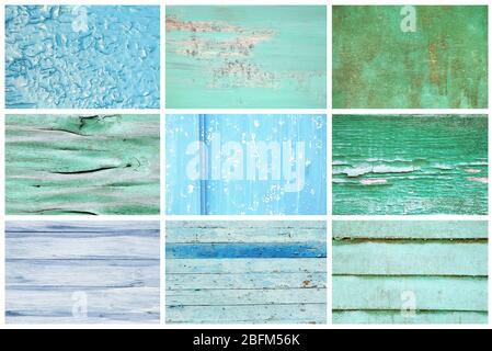 Big collection of different wooden backgrounds Stock Photo